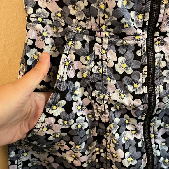 H&M Strapless Front Zipper Pink Purple Periwinkle Bustier Mini Dress 4 - Picture 5 of 16